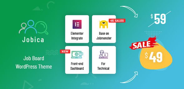 Jobica – Elementor IT Job Board WordPress Theme