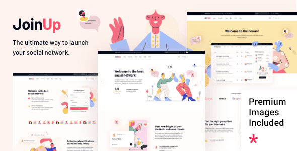 Join Up – BuddyPress Community Theme