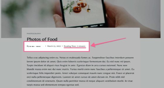 Kadence Reading Time