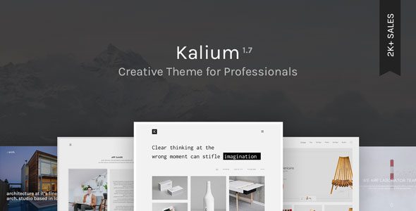 Kalium Creative Theme for Professionals