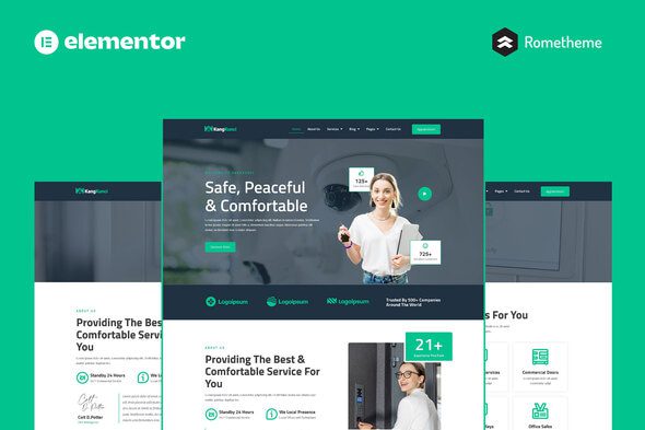 Kangkunci – Locksmith and Security System Elementor Pro Full Site Template Kit