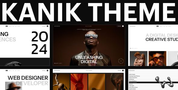 Kanik – Minimal Digital Agency WordPress Theme