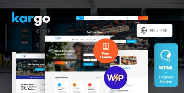 Kargo | Logistics and Transportation WordPress Theme