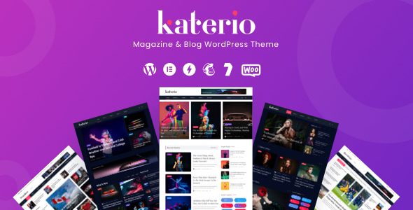 Katerio – Magazine and Blog WordPress Theme