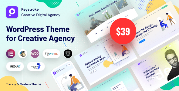 Keystroke – Creative Agency WordPress Theme