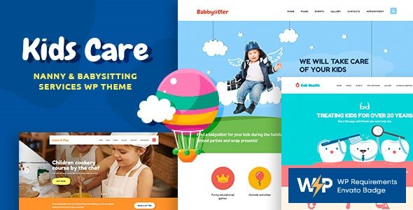 Kids Care – A Multi-Purpose Children WordPress Theme