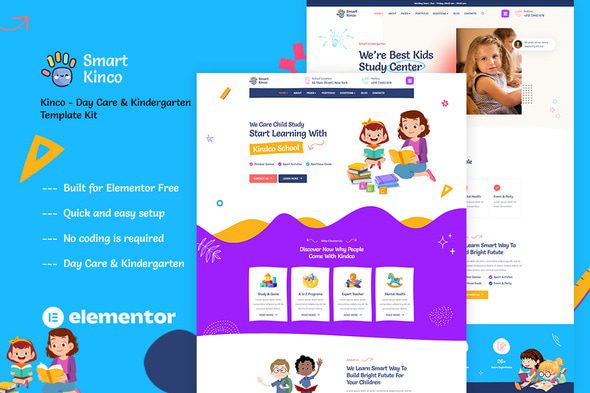 Kinco – Day Care & Kindergarten Elementor Template Kit
