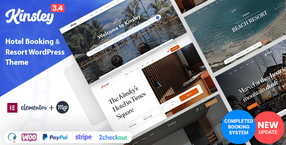 Kinsley – Hotel WordPress Theme