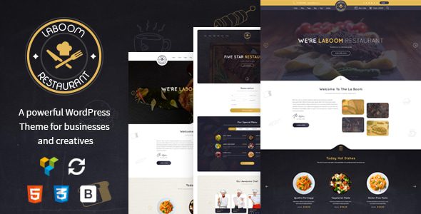 La Boom – Food and Restaurant Bistro WordPress Theme