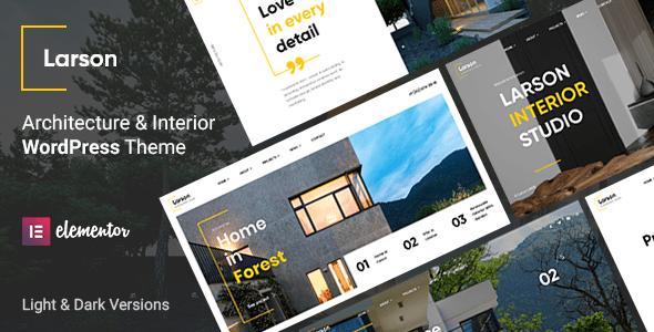 Larson – Architecture Elementor WordPress Theme