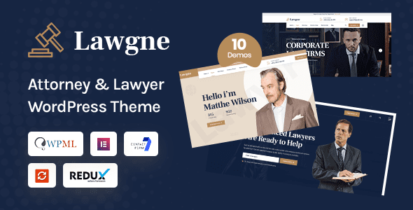 Lawgne – Law and Lawyer WordPress Theme