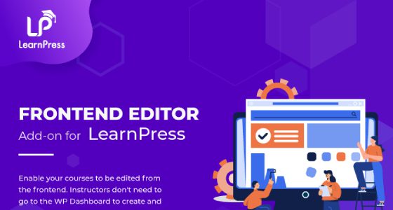 LearnPress Frontend Editor