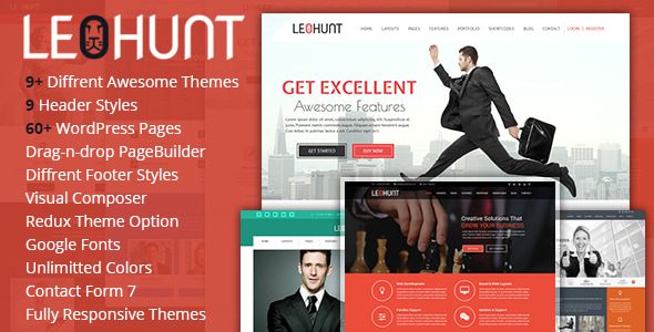 LeoHunt – Responsive MultiPurpose WordPress Theme