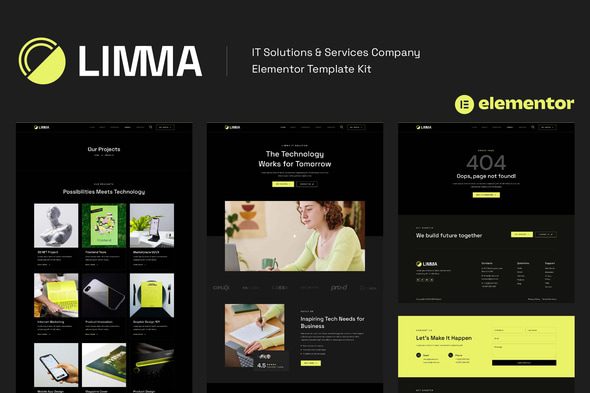 Limma – IT Solutions and Services Company Elementor Template Kit
