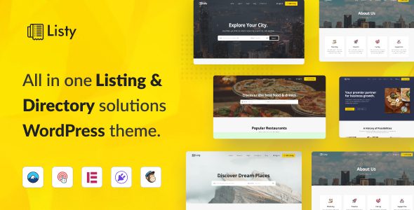 Listy – Listing and Directory Solutions WordPress Theme