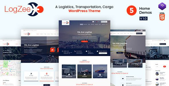 Logzee – Logistics Cargo WordPress Theme