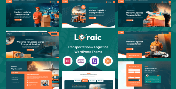 Loraic – Transportation and Logistics WordPress Theme