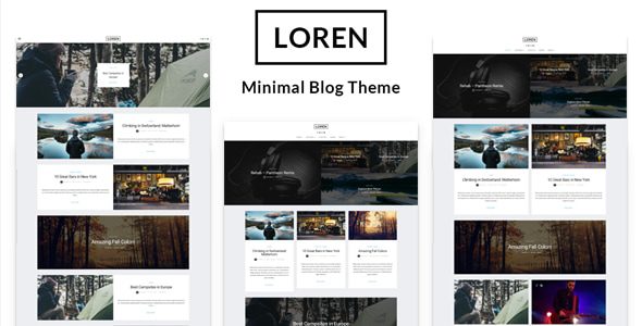 Loren – Responsive WordPress Blog Theme