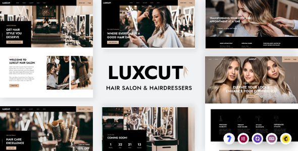 Luxcut – Hair Salons and Hairdressers WordPress Theme