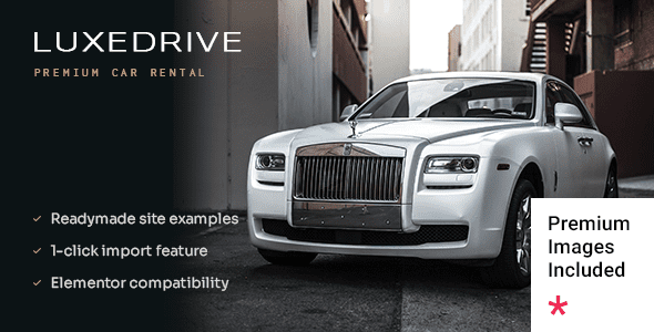 LuxeDrive – Limousine and Car Rental Theme