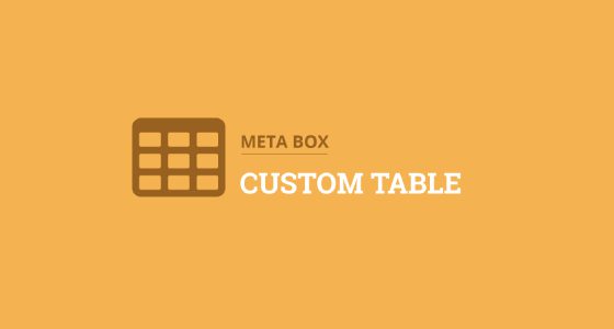 MB Custom Table