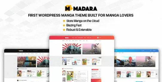 Madara WordPress Theme for Manga