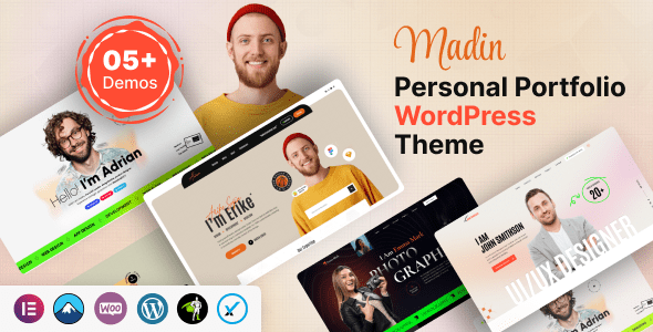 Madin – Personal Portfolio WordPress Theme