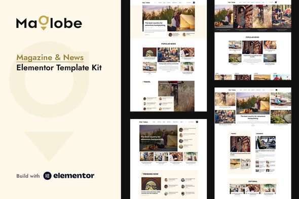 Maglobe – Magazine and News Elementor Template Kit