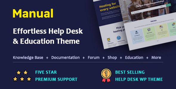 Manual – Documentation, Knowledge Base and Education WordPress Theme