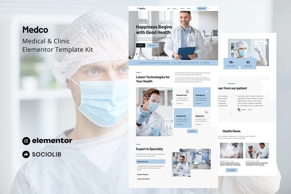 Medco – Medical Elementor Template Kit