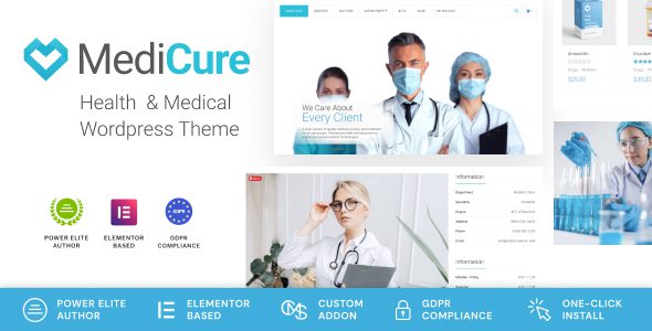 MediCure – Health and Medical WordPress Theme
