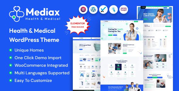 Mediax – Health and Medical WordPress Theme