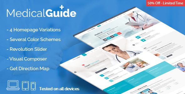 MedicalGuide – Health and Medical WordPress Theme