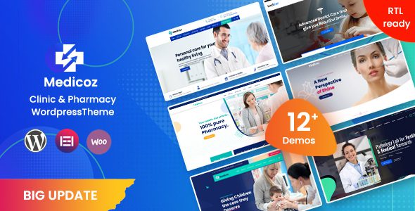 Medicoz – Clinic and Pharmacy WordPress Theme