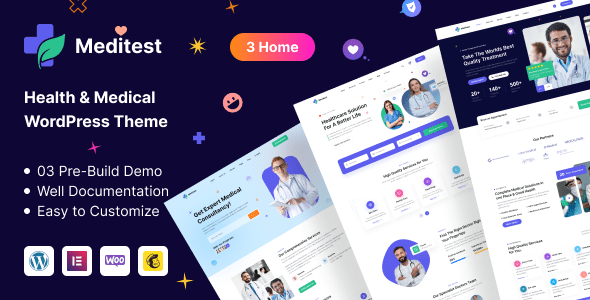 Meditest – Health and Medical WordPress Theme