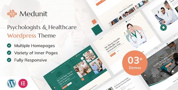 Medunit | Psychology and Health Care WordPress Theme