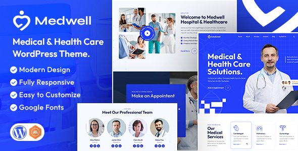 Medwell | Medical and Health Care WordPress Theme
