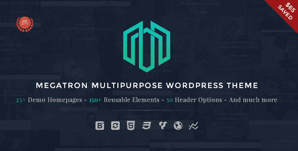Megatron – Best Responsive MultiPurpose WordPress Theme