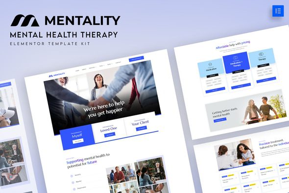 Mentality – Mental Health Therapy Elementor Template Kit