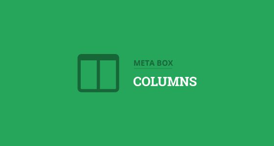Meta Box Columns
