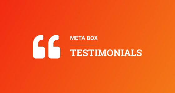 Meta Box Testimonials