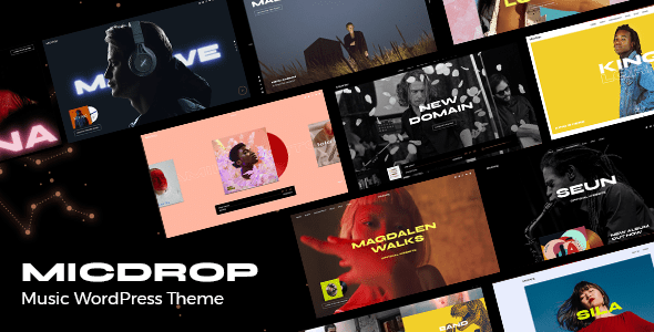 Micdrop – Music WordPress Theme