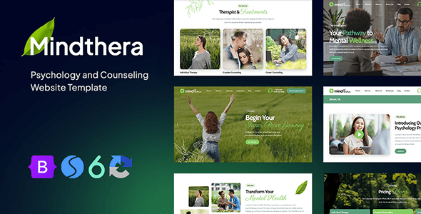 Mindthera – Psychology Counseling WordPress Theme