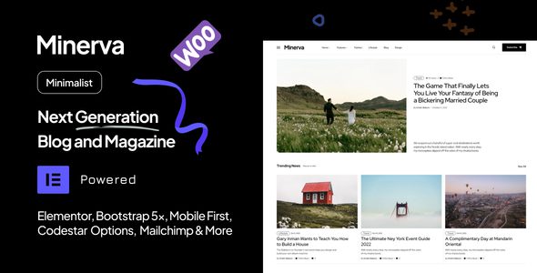 Minerva – Modern Blog WordPress Theme