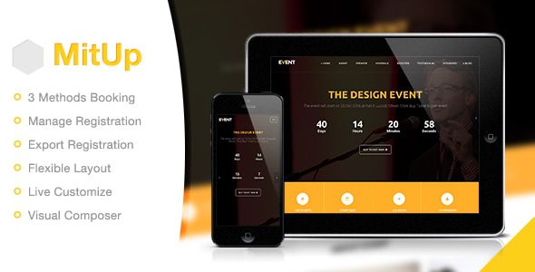 MitUp Event and Conference WordPress Theme