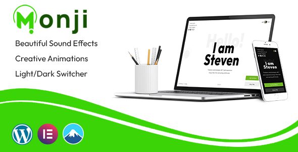 Monji – Personal Portfolio WordPress Theme