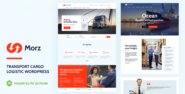 Morz – Transport Cargo Logistics WordPress Theme