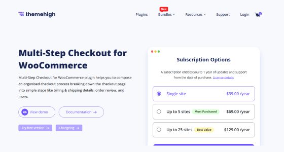 Multi-Step Checkout for WooCommerce By ThemeHigh