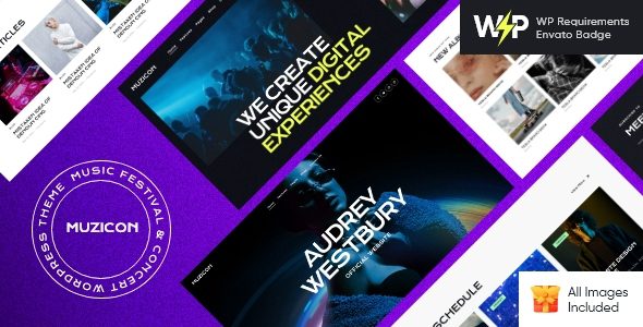 Muzicon – Music Festival and Concert WordPress Theme