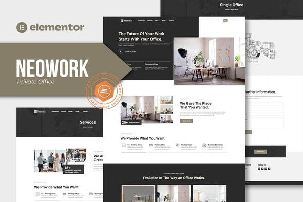 Neowork – Private Office Elementor Template Kit